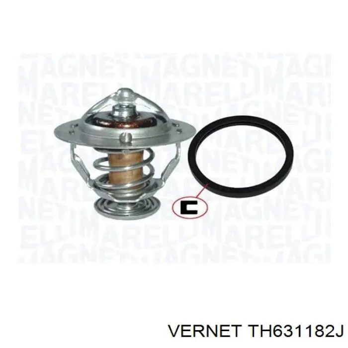 Купити TH631182J Vernet Термостат в корпусі
