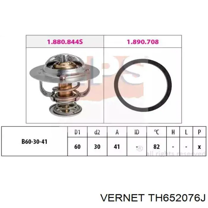 Купити 9091603098 Toyota Термостат в корпусі