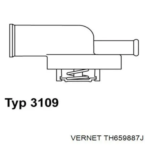 TH659887J Vernet термостат