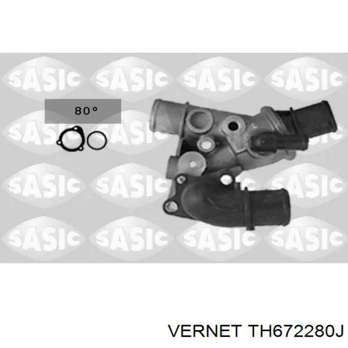 Купити TH672280J Vernet Термостат в корпусі