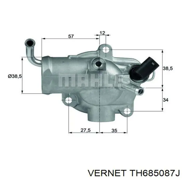 TH685087J Vernet Авто термостат