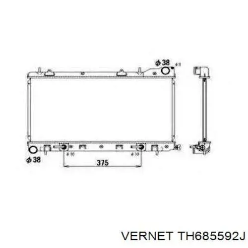 Купити TH685592J Vernet Термостат в корпусі