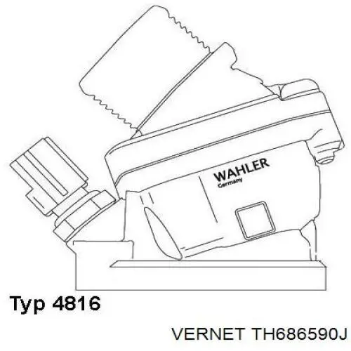Автомобільний термостат Vernet TH686590J ціна, від 32.37 USD