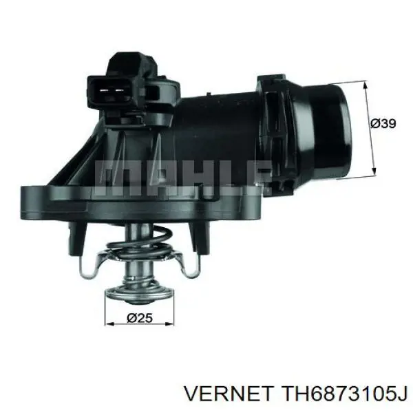 Термостат TH6873105J Vernet