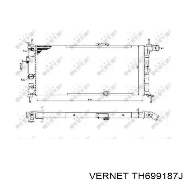 Термостат TH699187J Vernet