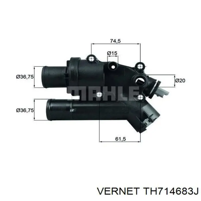 Термостат TH714683J Vernet