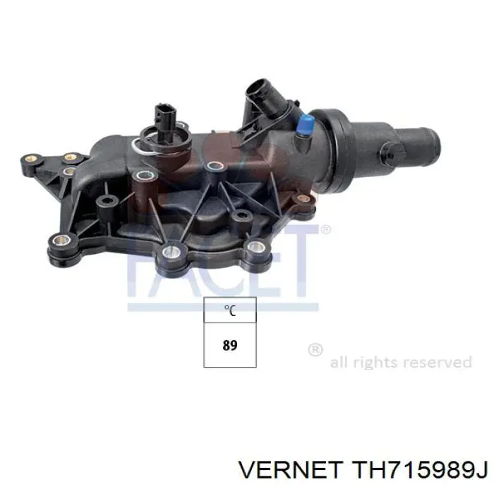 Кожух термостата Vernet TH715989J ціна, від 45.81 USD