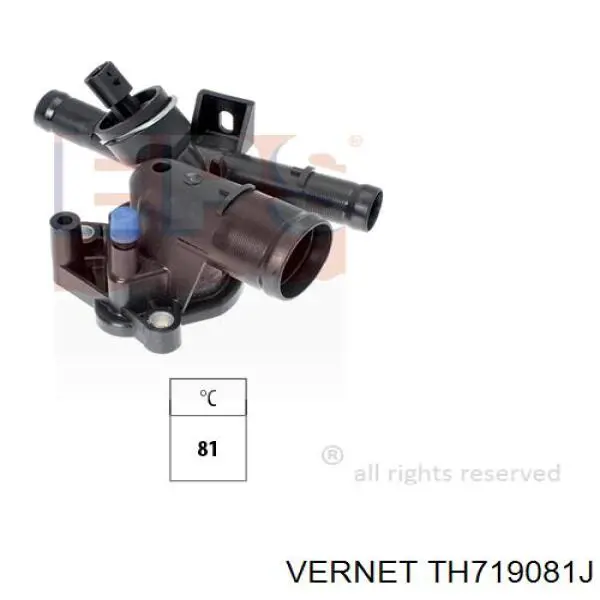 Автомобільний термостат Vernet TH719081J ціна, від 37.55 USD