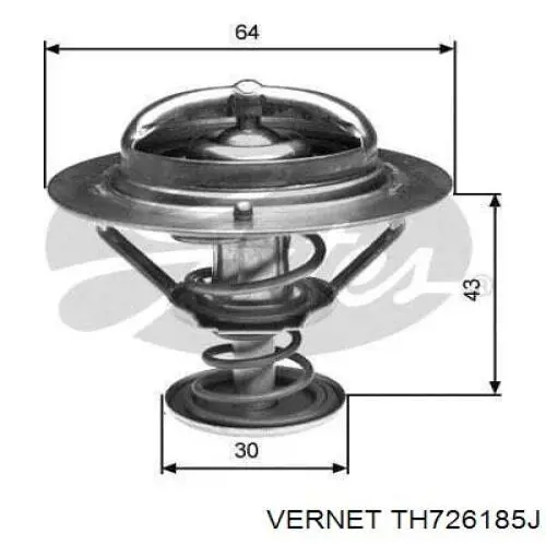 Термостат TH726185J Vernet