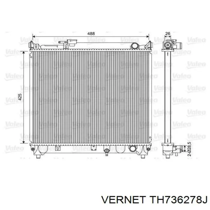 Термостат TH736278J Vernet