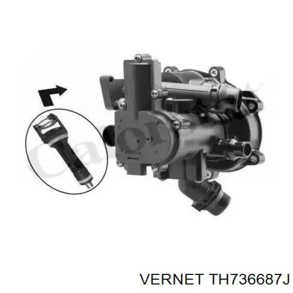 Кожух термостата Vernet TH736687J ціна, від 26.20 USD