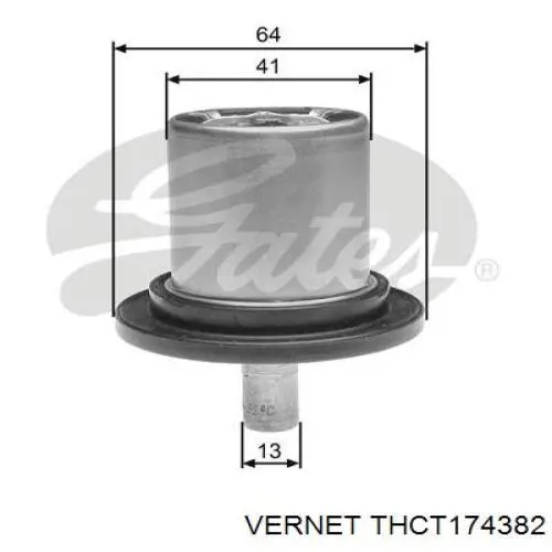 Автомобільний термостат Vernet THCT174382 ціна, від 23.96 USD