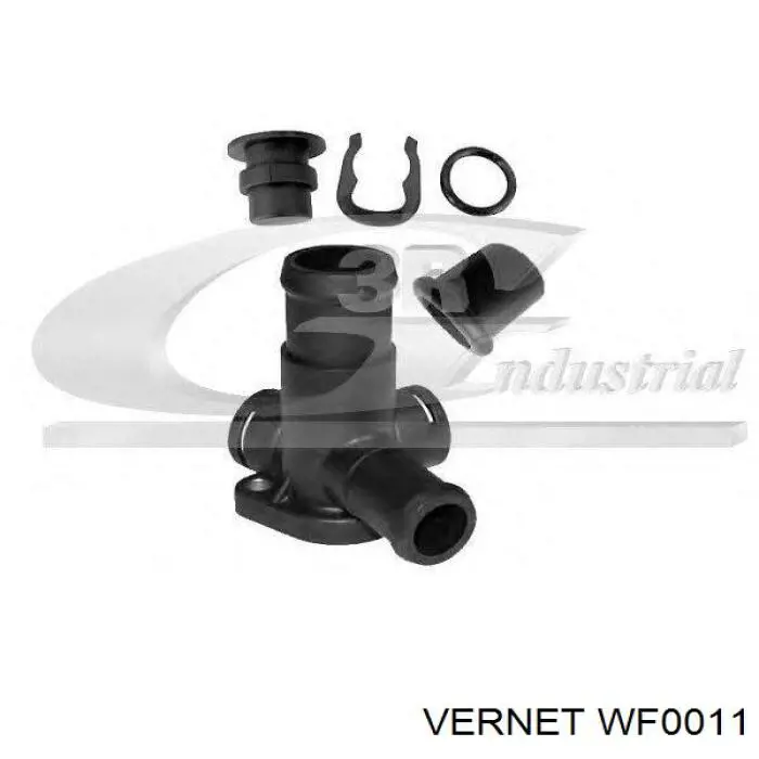 Фланець системи охолодження (трійник) WF0011 Vernet