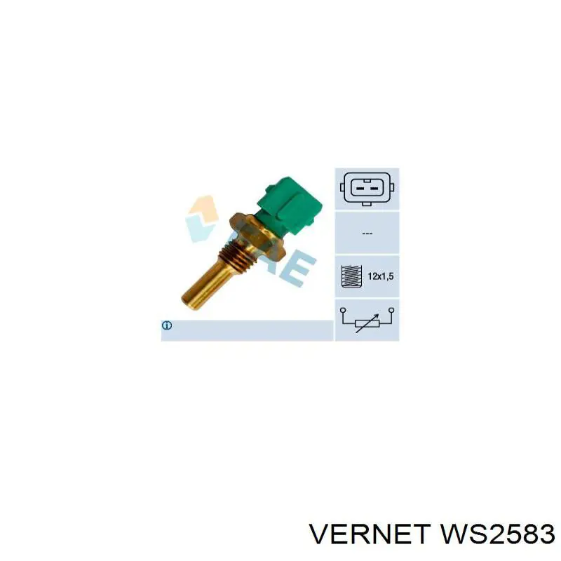 Купити WS2583 Vernet Датчик температури охолоджуючої рідини