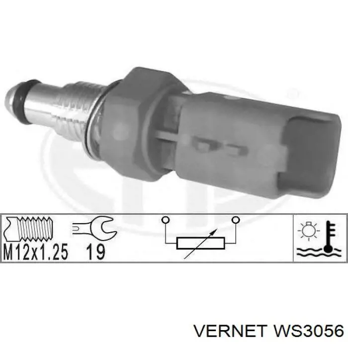 Датчик температури охолоджуючої рідини WS3056 Vernet