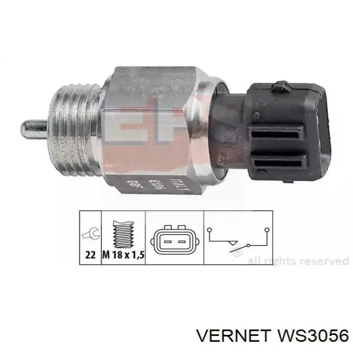 Купити WS3056 Vernet Датчик температури охолоджуючої рідини