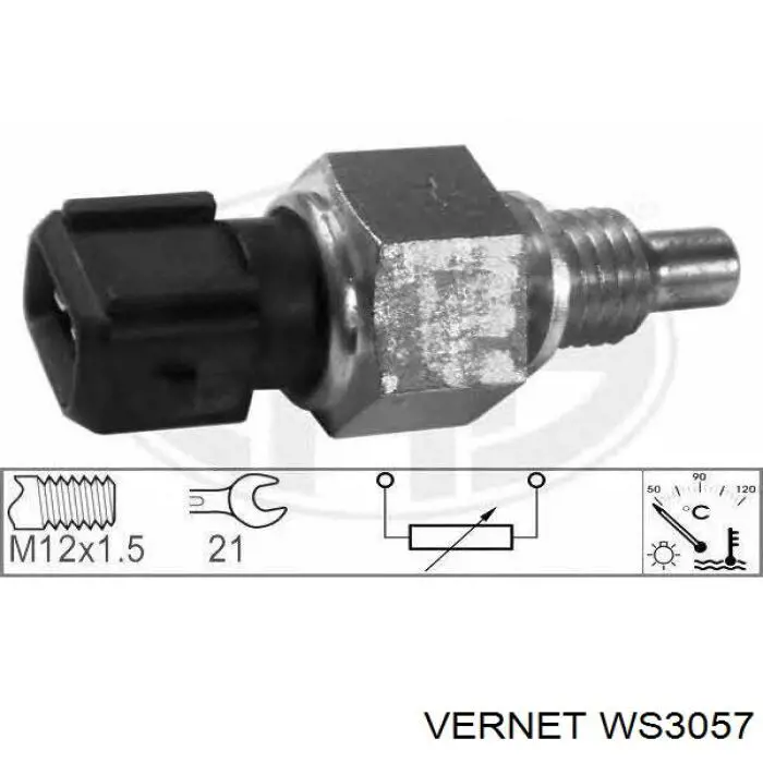 Термодатчик охолоджуючої рідини Vernet WS3057 ціна, від 12.62 USD