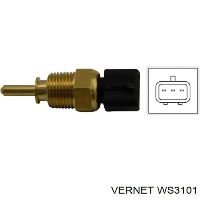 Термодатчик охолоджуючої рідини Vernet WS3101 ціна, від 4.58 USD