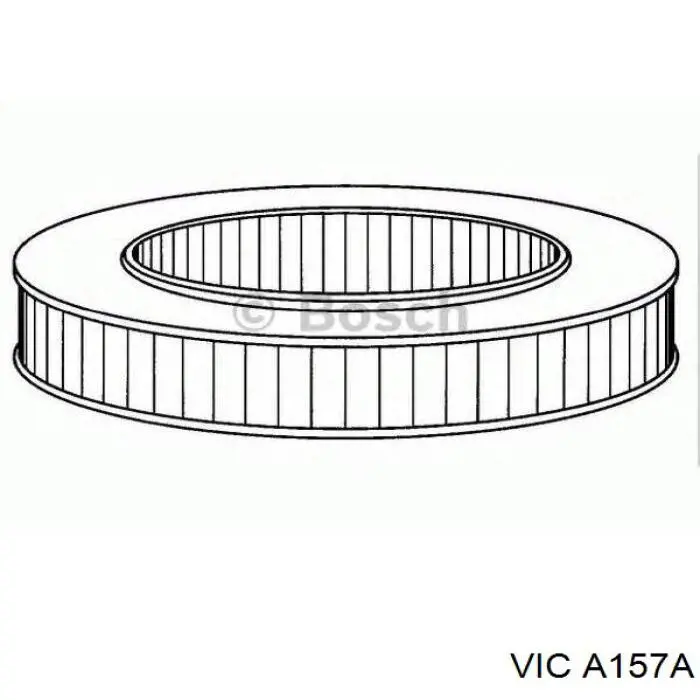 Повітряний фільтр A157A Vic