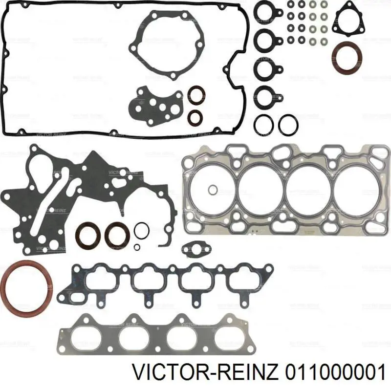 Комплект прокладок двигуна, повний 011000001 Victor Reinz