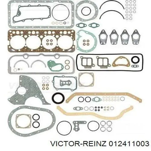 Комплект прокладок двигуна, повний Victor Reinz 012411003 ціна, від 86.52 USD