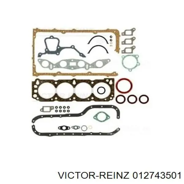 012743501 Victor Reinz комплект прокладок двигуна, повний