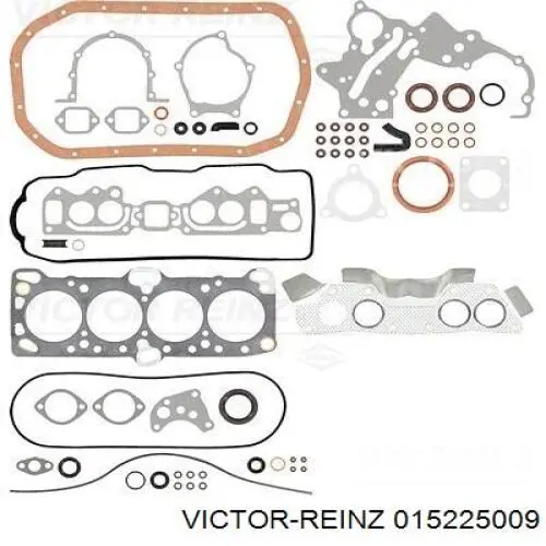 015225011 Victor Reinz Набір прокладок двигуна