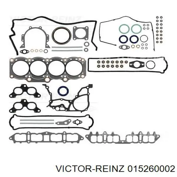 Комплект прокладок двигуна, повний Victor Reinz 015260002 ціна, від 127.07 USD