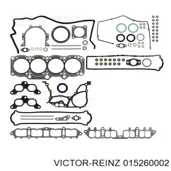 15260002 Victor Reinz комплект прокладок двигуна, повний