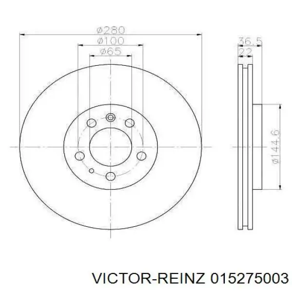 Купити 015275003 Victor Reinz Комплект прокладок
