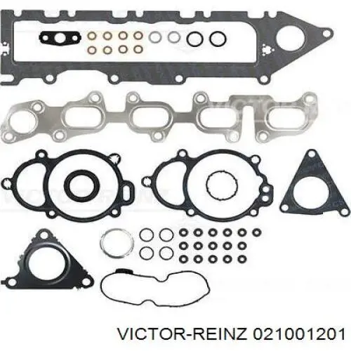 021001201 Victor Reinz комплект прокладок двигуна, верхній