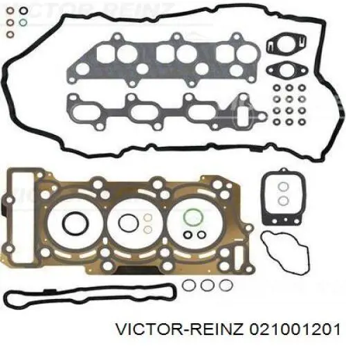 Комплект прокладок двигуна, верхній 021001201 Victor Reinz