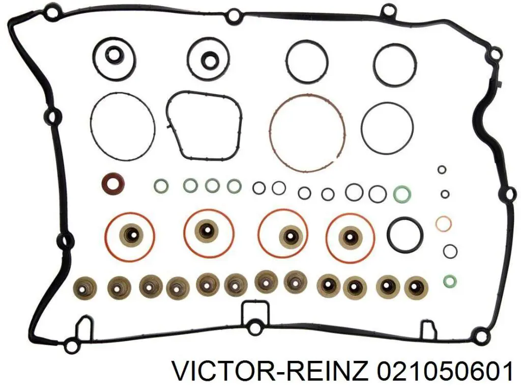 021050601 Victor Reinz комплект прокладок двигуна, верхній