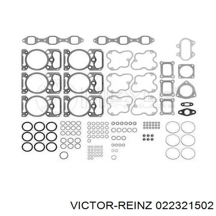 Комплект прокладок двигуна, верхній Victor Reinz 022321502 ціна, від 107.81 USD
