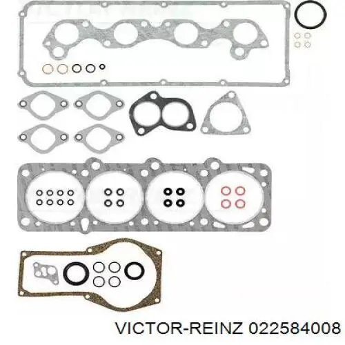 Комплект прокладок двигуна, верхній Victor Reinz 022584008 ціна, від 45.20 USD