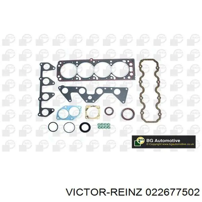 022677502 Victor Reinz комплект прокладок двигуна, верхній
