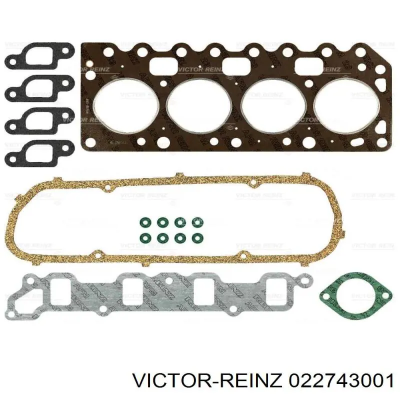Комплект прокладок двигуна, верхній Victor Reinz 022743001 ціна, від 33.56 USD