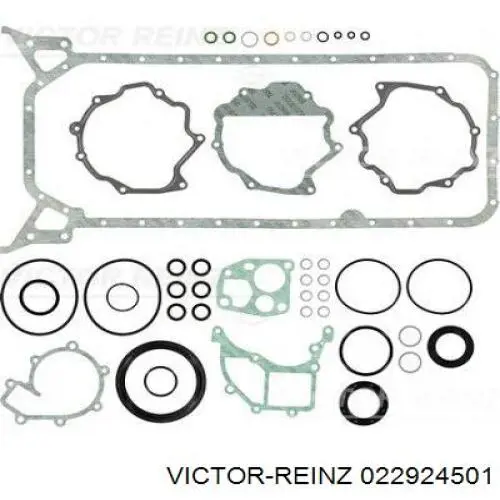 Комплект прокладок двигуна, верхній Mercedes A6020106720