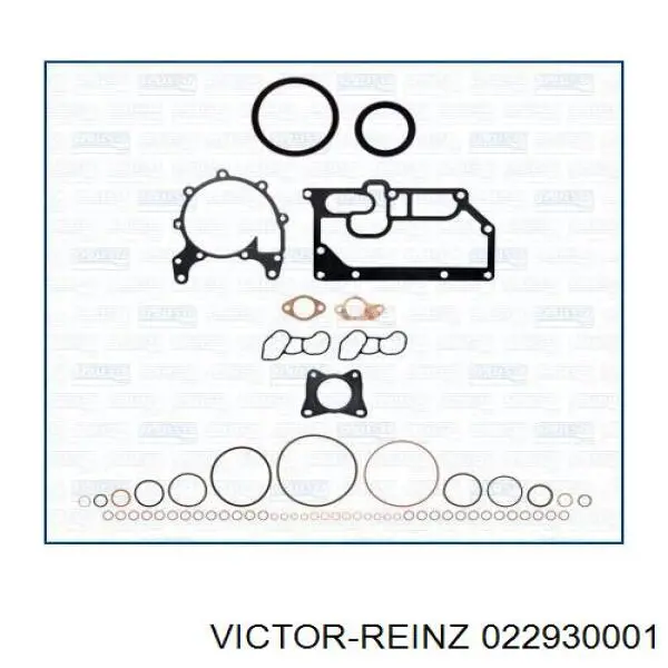 022930001 Victor Reinz Комплект прокладок двигуна, верхній