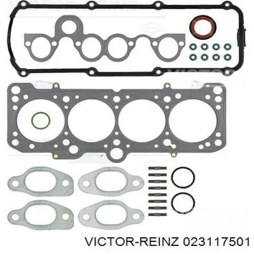 Комплект прокладок двигуна, верхній 023117501 Victor Reinz