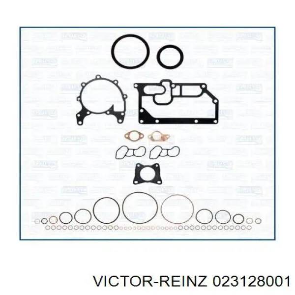 Комплект прокладок двигуна, верхній 023128001 Victor Reinz