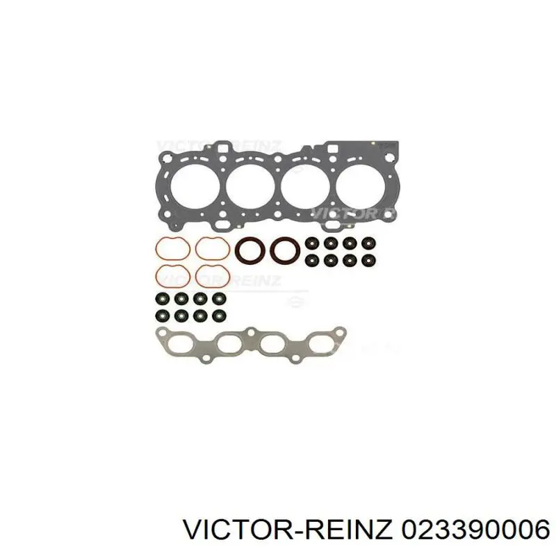 Комплект прокладок двигуна, верхній 023390006 Victor Reinz