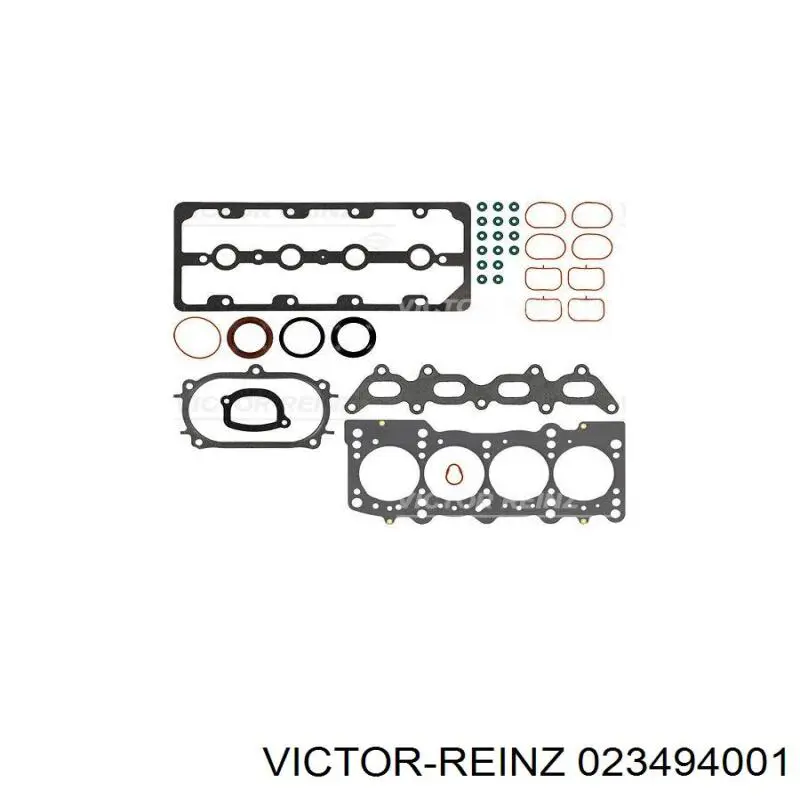 Комплект прокладок двигуна, верхній 023494001 Victor Reinz