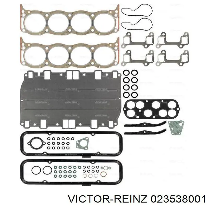 023538001 Victor Reinz комплект прокладок двигуна, верхній