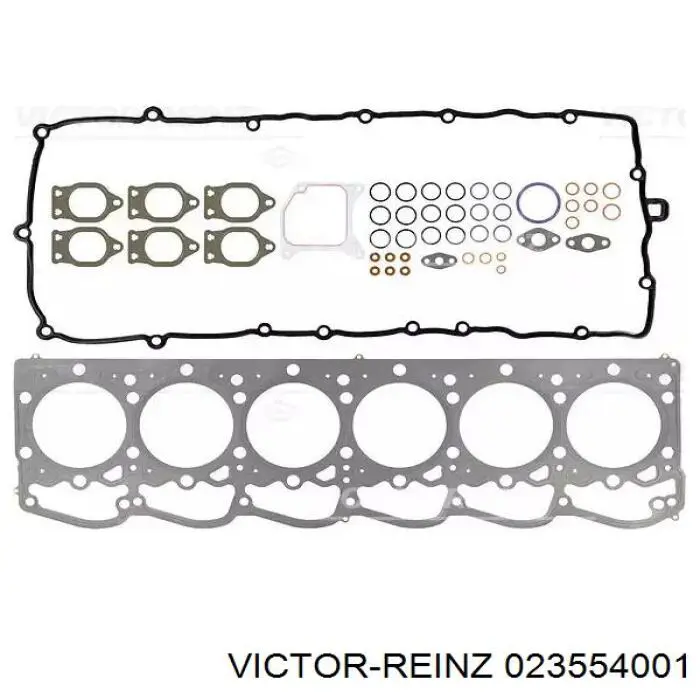 Комплект прокладок двигуна, верхній Victor Reinz 023554001 ціна, від 386.32 USD