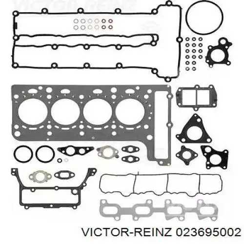 Комплект прокладок двигуна, верхній Victor Reinz 023695002 ціна, від 119.25 USD