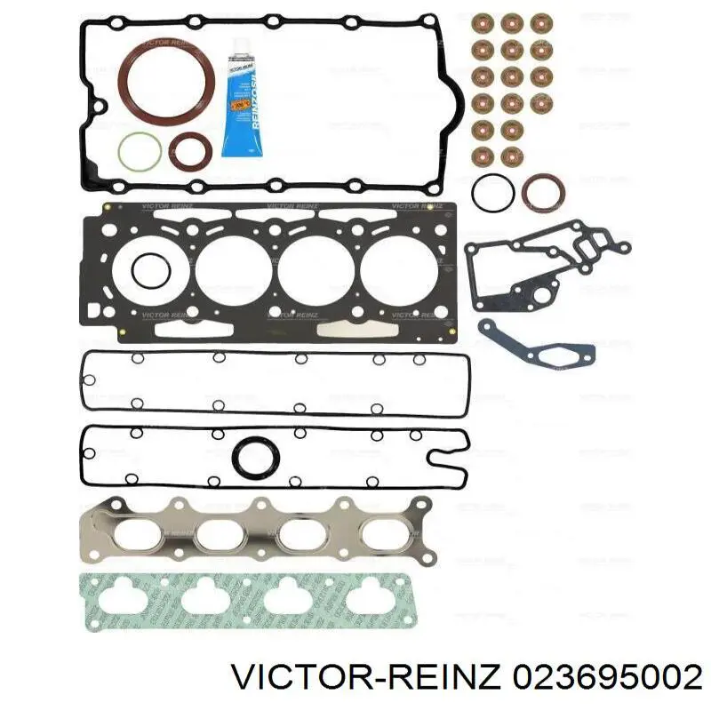 023695002 Victor Reinz комплект прокладок двигуна, верхній