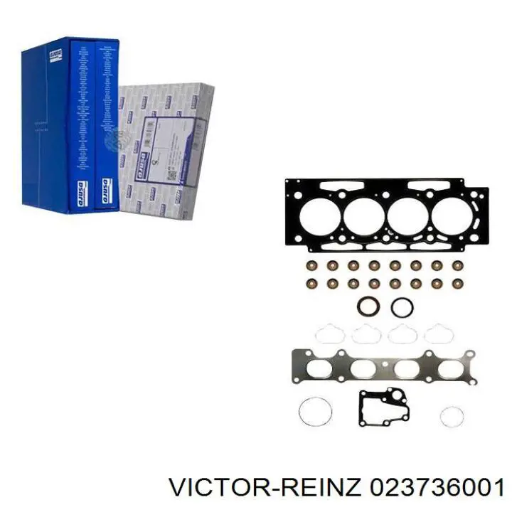 023736001 Victor Reinz комплект прокладок двигуна, верхній