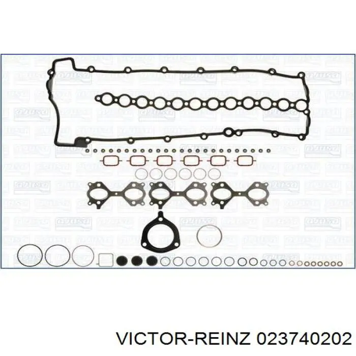 23740202 Victor Reinz комплект прокладок двигуна, верхній