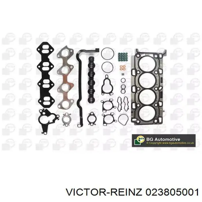 Комплект прокладок двигуна, верхній A1042ET80K Nissan